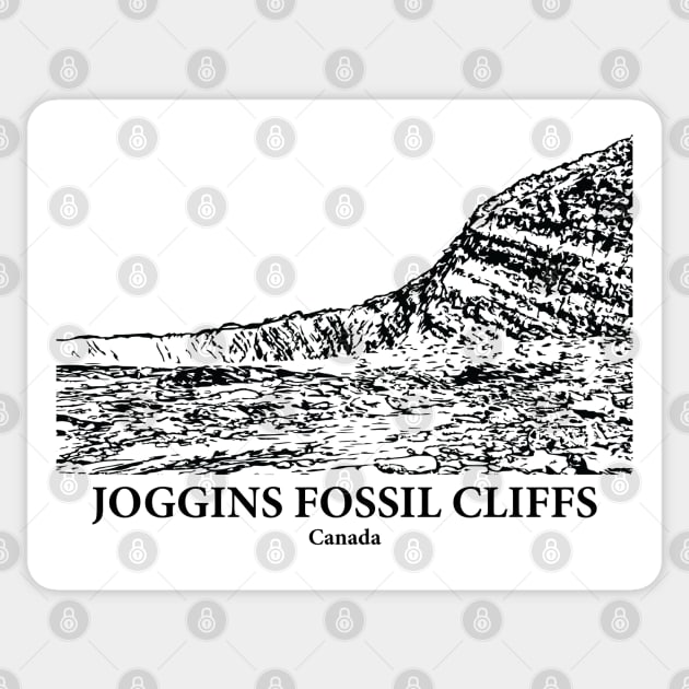 Joggins Fossil Cliffs - Canada Sticker by Lakeric